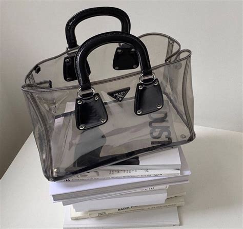 prada transparent bag